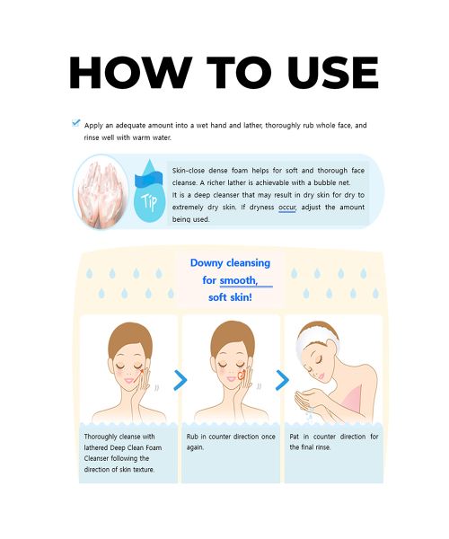 Apieu: Deep Clean Foam Cleanser (2EA) - 130ml